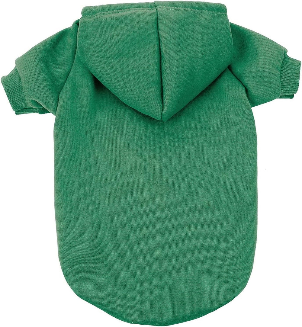 PICKUPIK Green Dog Hoodie indoor outdoor use for versatile wear.
