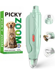 Picky zoom 2-in-1 nail clippers with light enable precise, safe trimming.