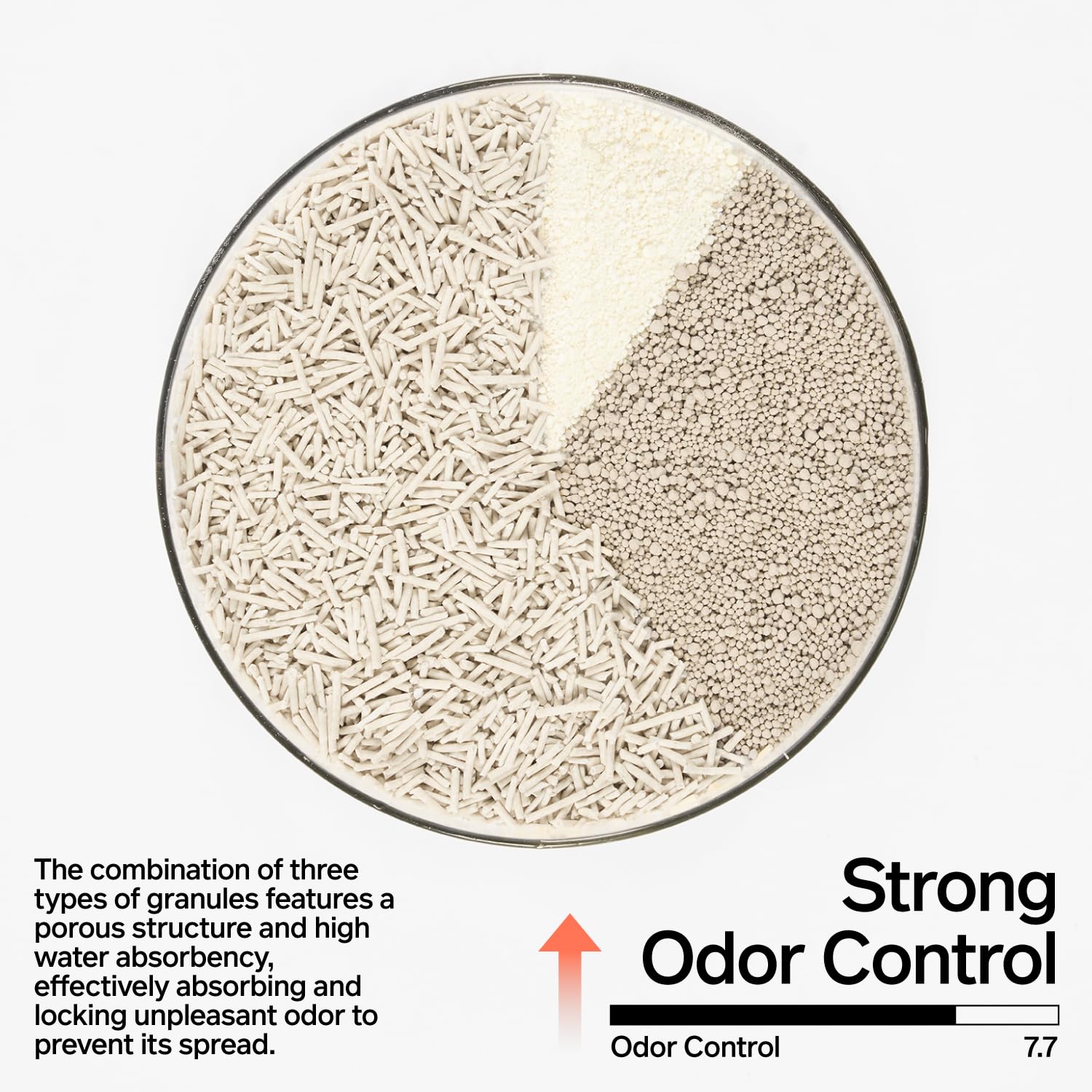 pidan Mix Cat Litter low-dust formula reduces airborne dust