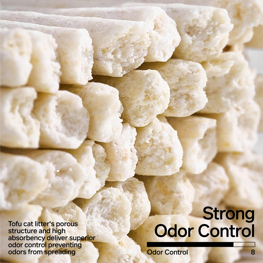 Pidan Mix Cat Litter odor-control pack shot conveys long-lasting freshness and minimal scent spread.