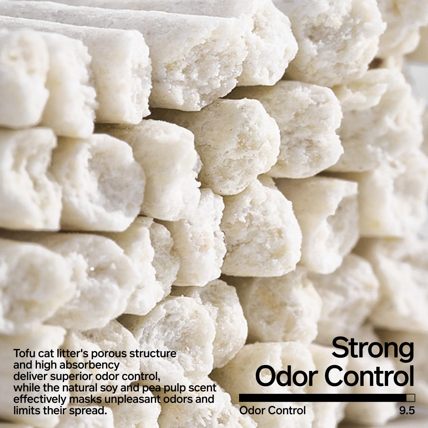 Pidan Tofu Cat Litter anti-tracking view highlights reduced scatter