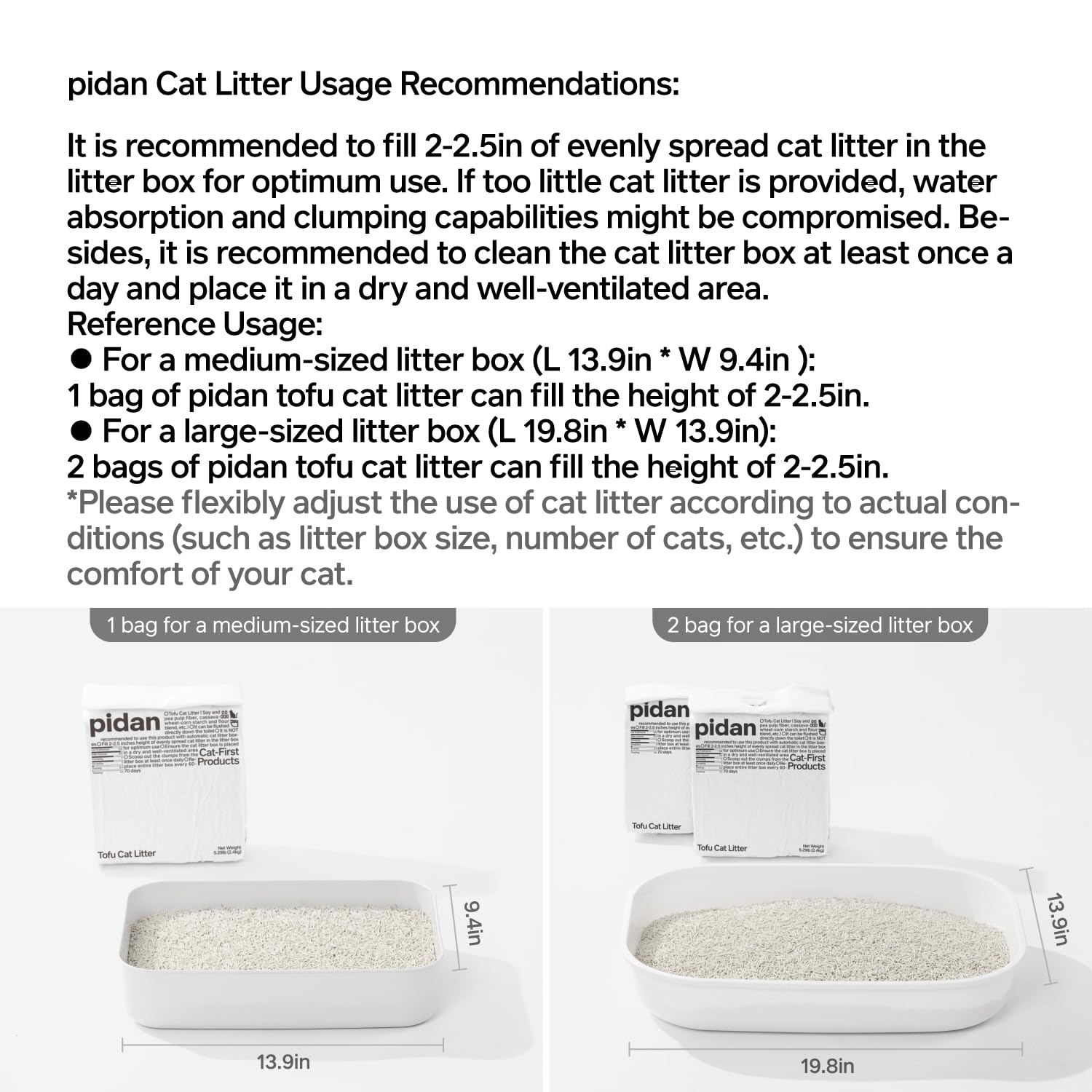 Pidan Tofu Cat Litter charity-program impact image notes donations