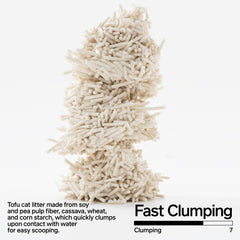 Pidan Tofu Cat Litter dust-free texture minimizes dust during handling