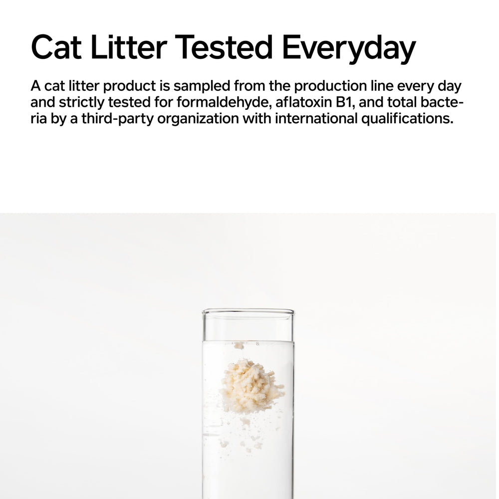 Pidan Tofu Cat Litter dust-free design reduces airborne particles during scooping.