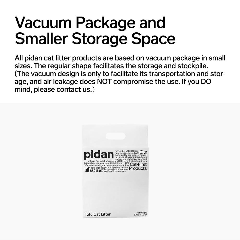 Pidan Tofu Cat Litter tracking-reduction performance helps keep floors cleaner.