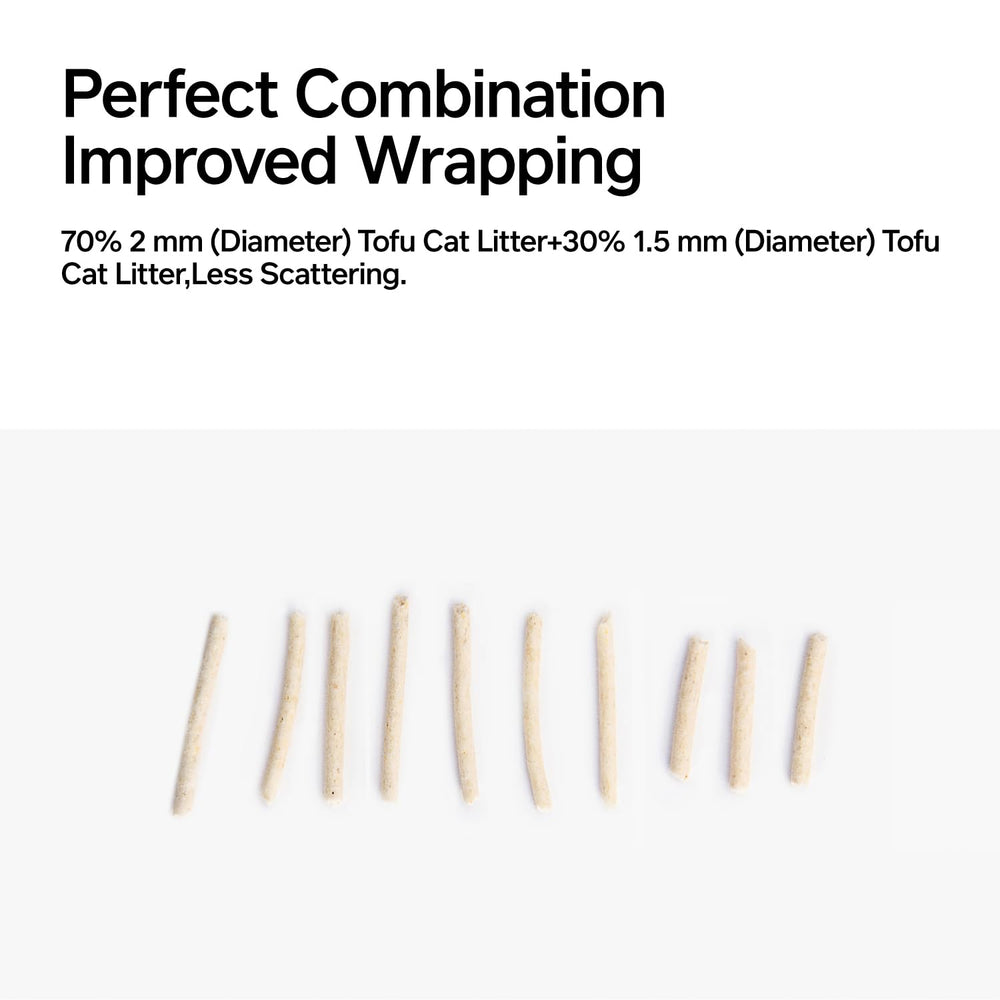 PIDAN Tofu Cat Litter two-pack 5.3lb keeps you stocked.