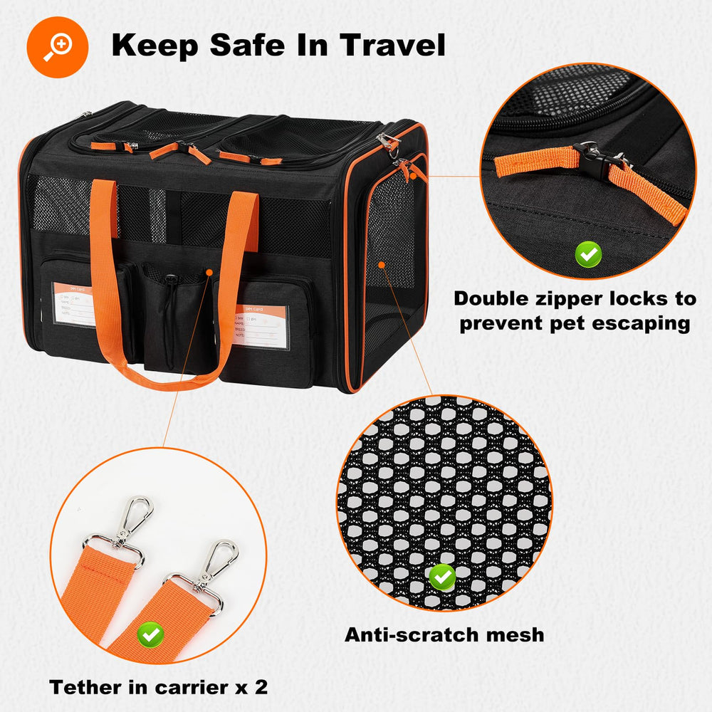 Pidipiti breathable mesh design promoting airflow and pet visibility