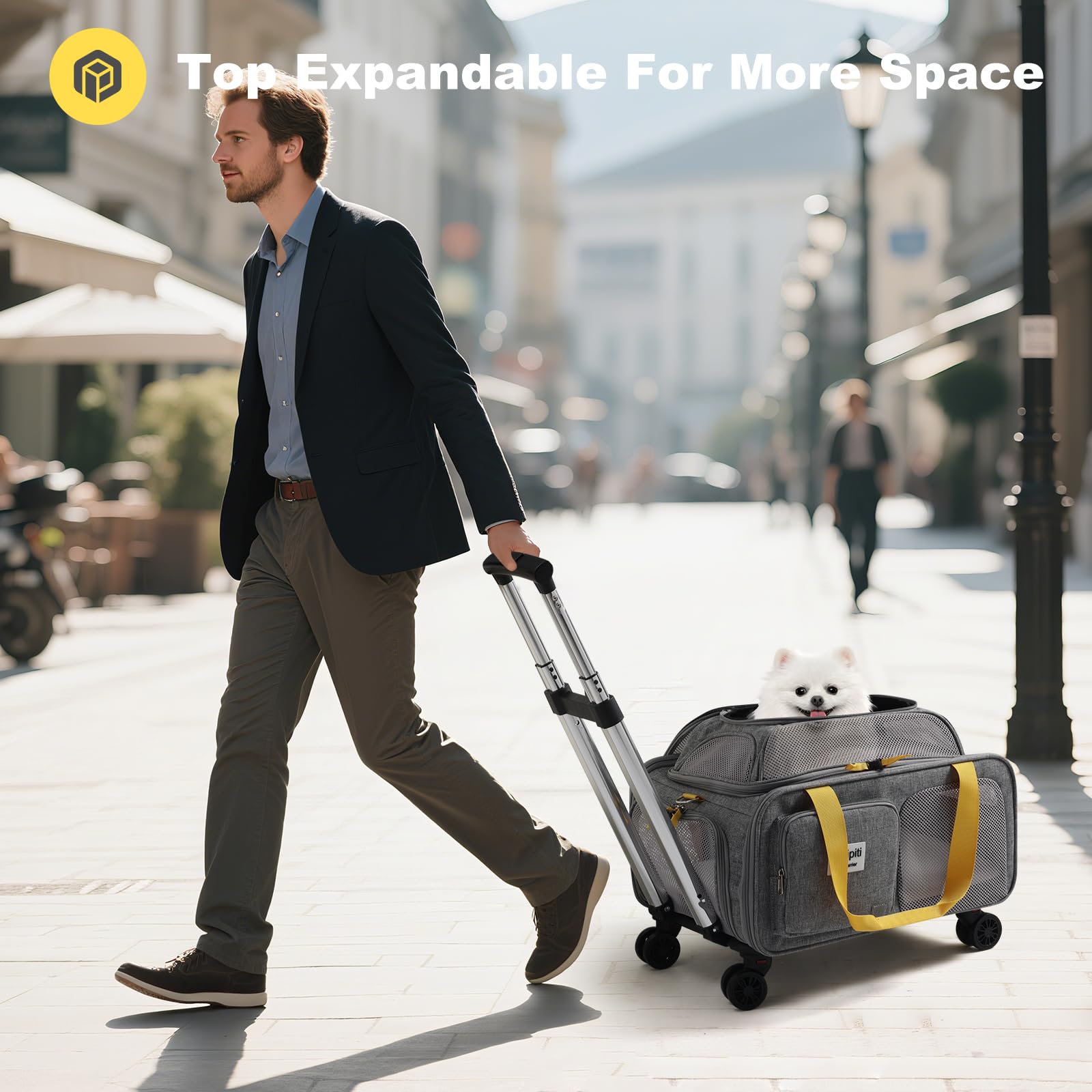 Pidipiti airline-ready carrier tailored for Spirit and Southwest travel.