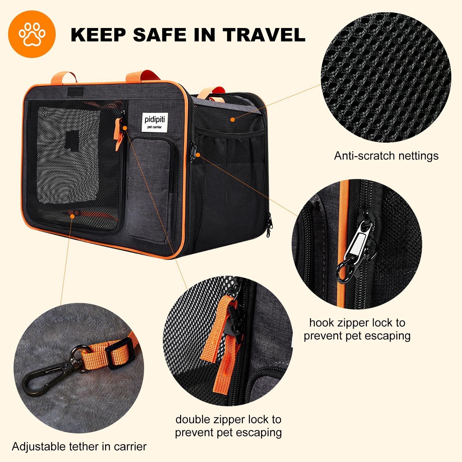 Pidipiti expandable play zone emphasizes extra space for pet activities