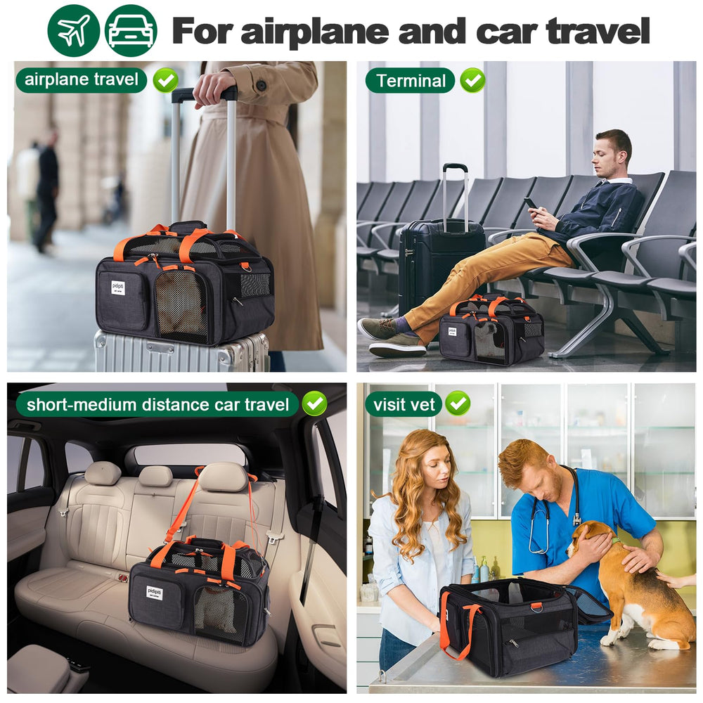 Pidipiti pet-carrier washable-bottom-pad: quick-clean padding keeps the interior fresh.