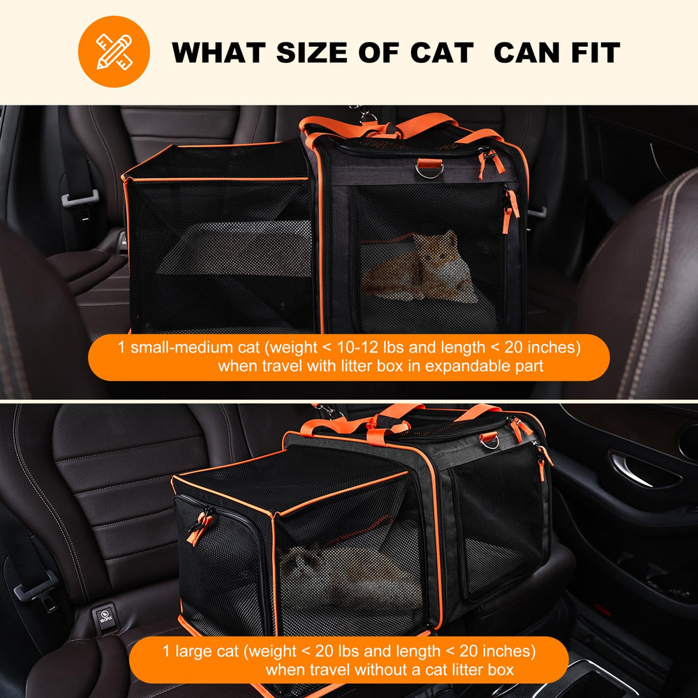 Pidipiti portable cat litter box leakproof design enables easy cleanup on trips