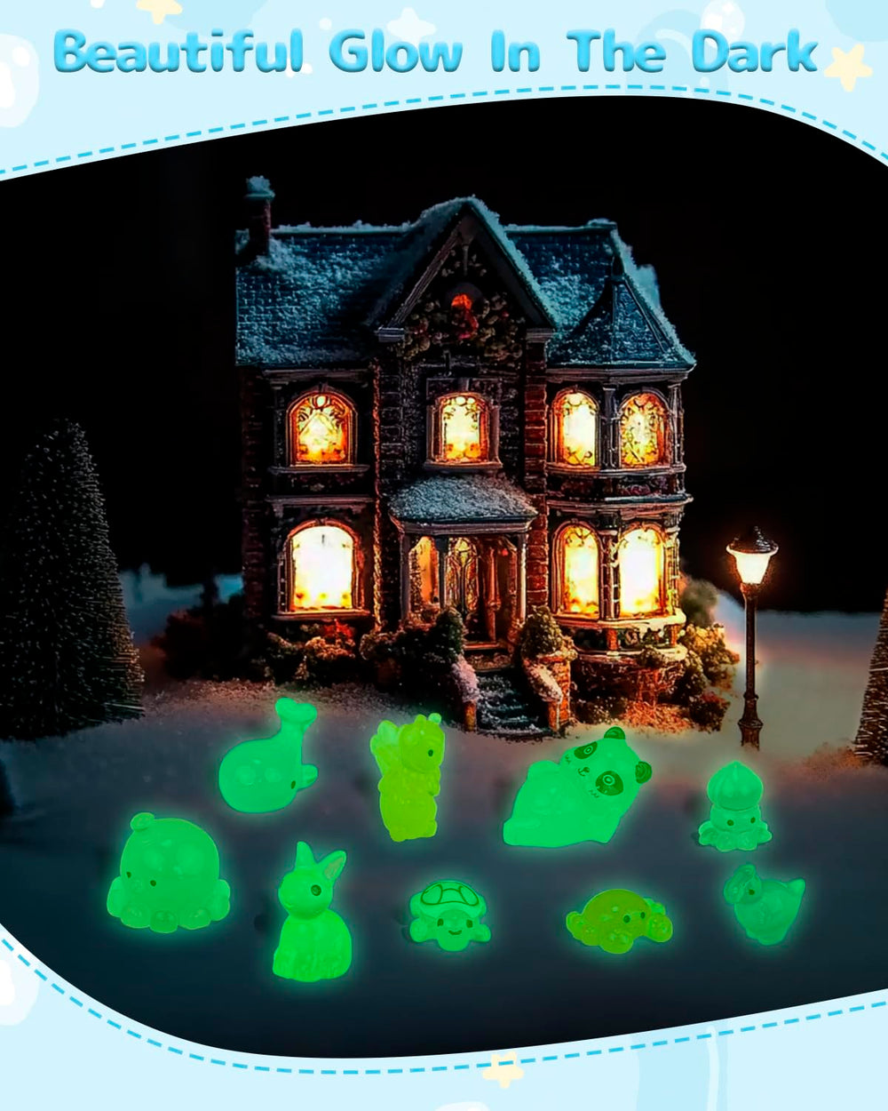 Piemow fairy garden decor enhances tiny landscapes with durable resin animals