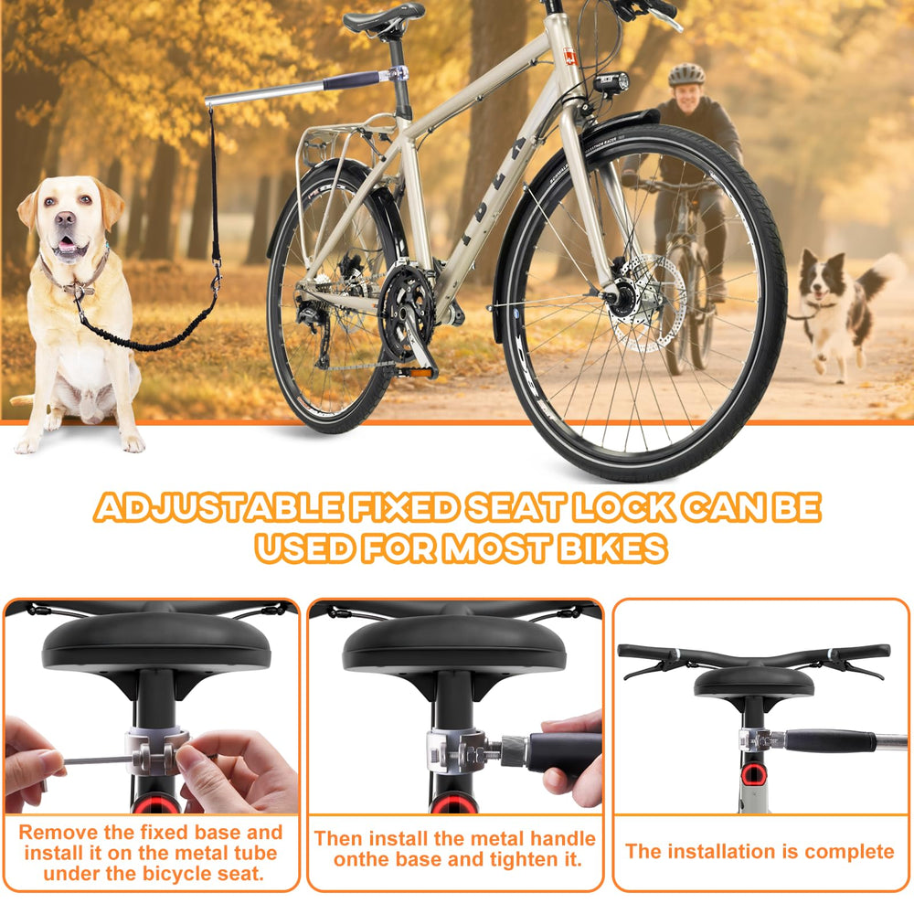 Pietenjoy hands-free leash ideal for cycling and jogging with dogs.