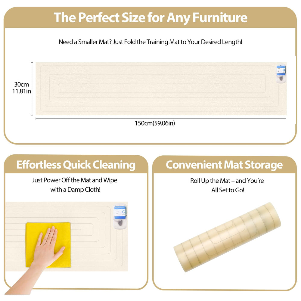 Pietenjoy safety sensors pause corrections when pets or children are nearby.