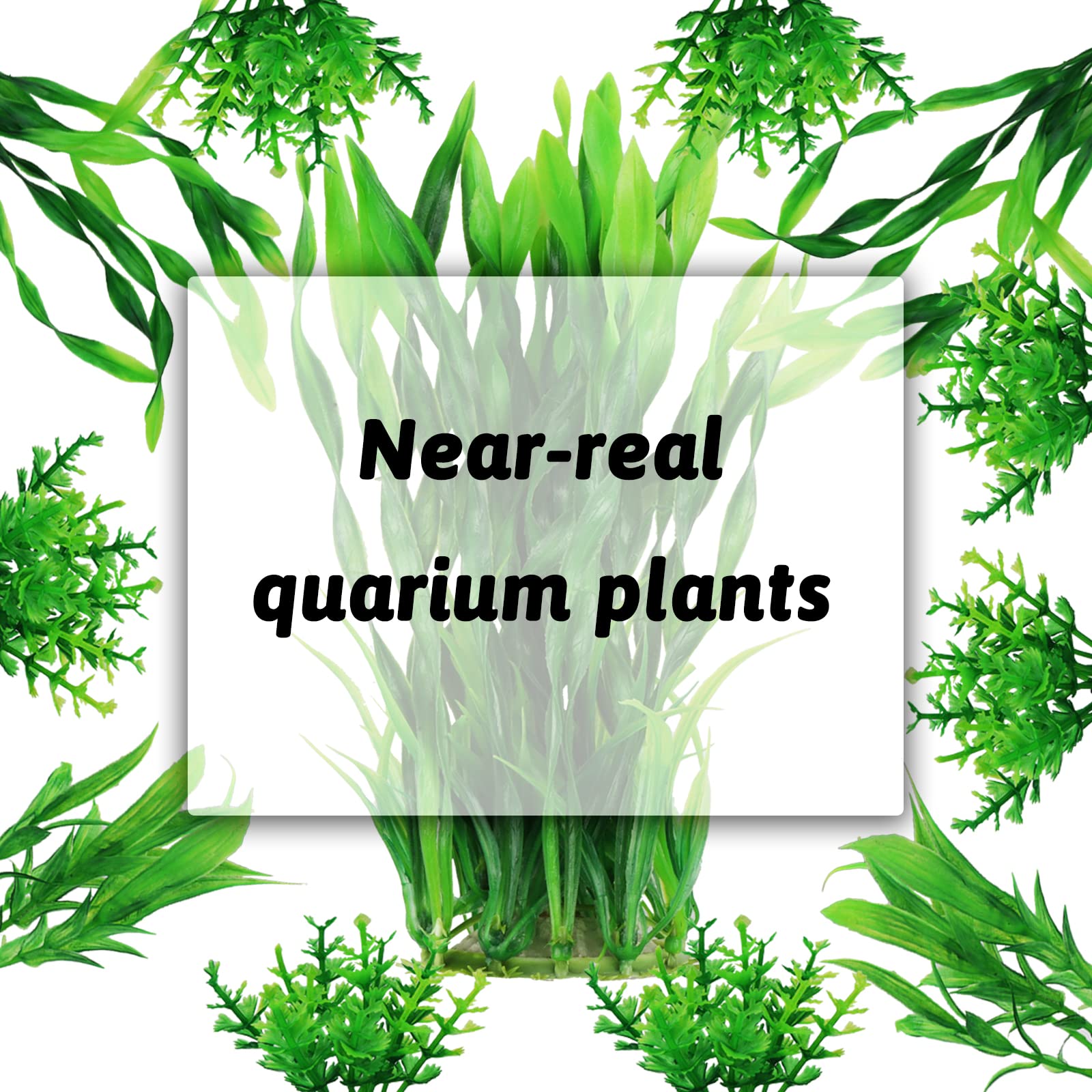 PietyPet Plastic plants are rot-free and do not pollute the water.
