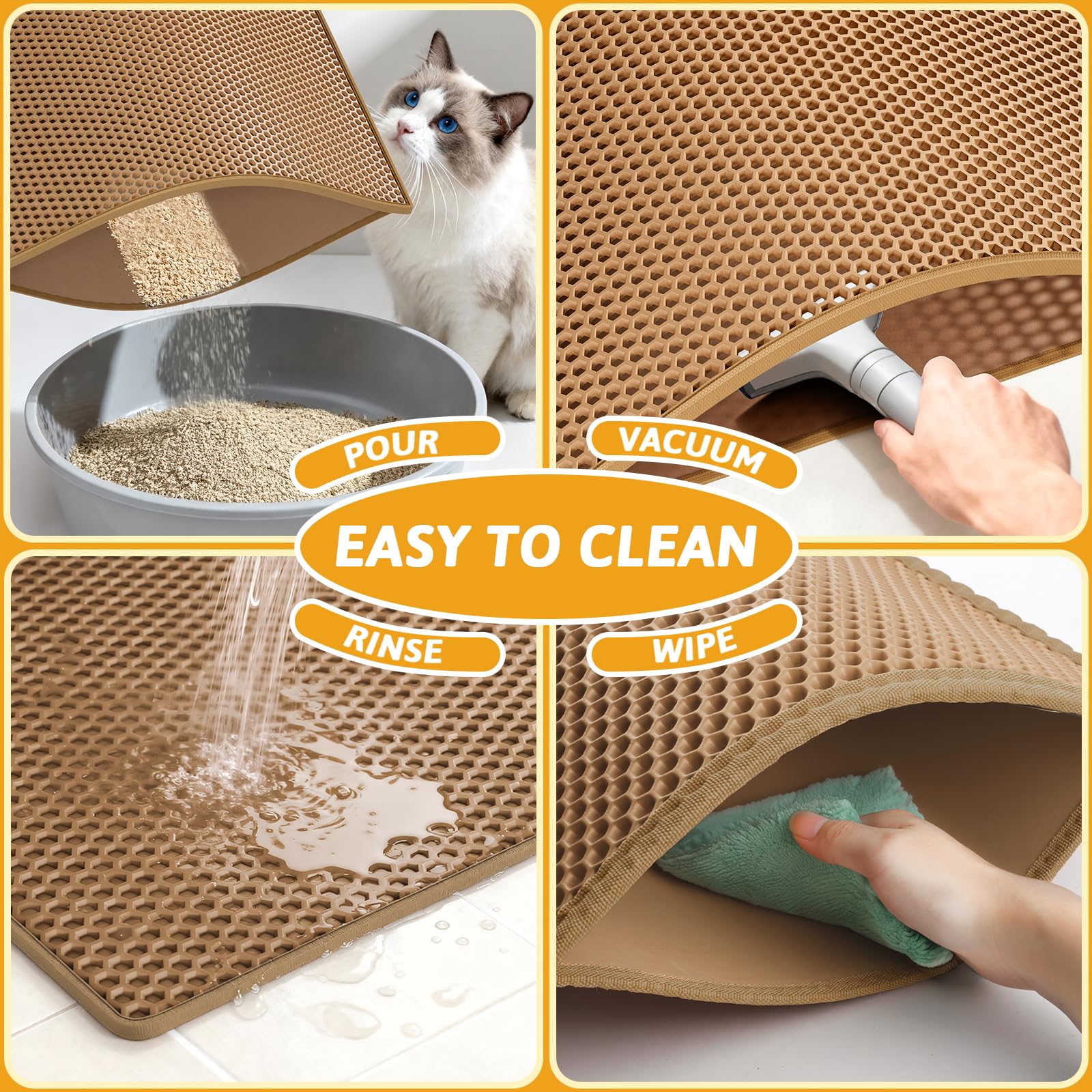 Pieviev mat measures 30 by 24 inches for versatile setup.