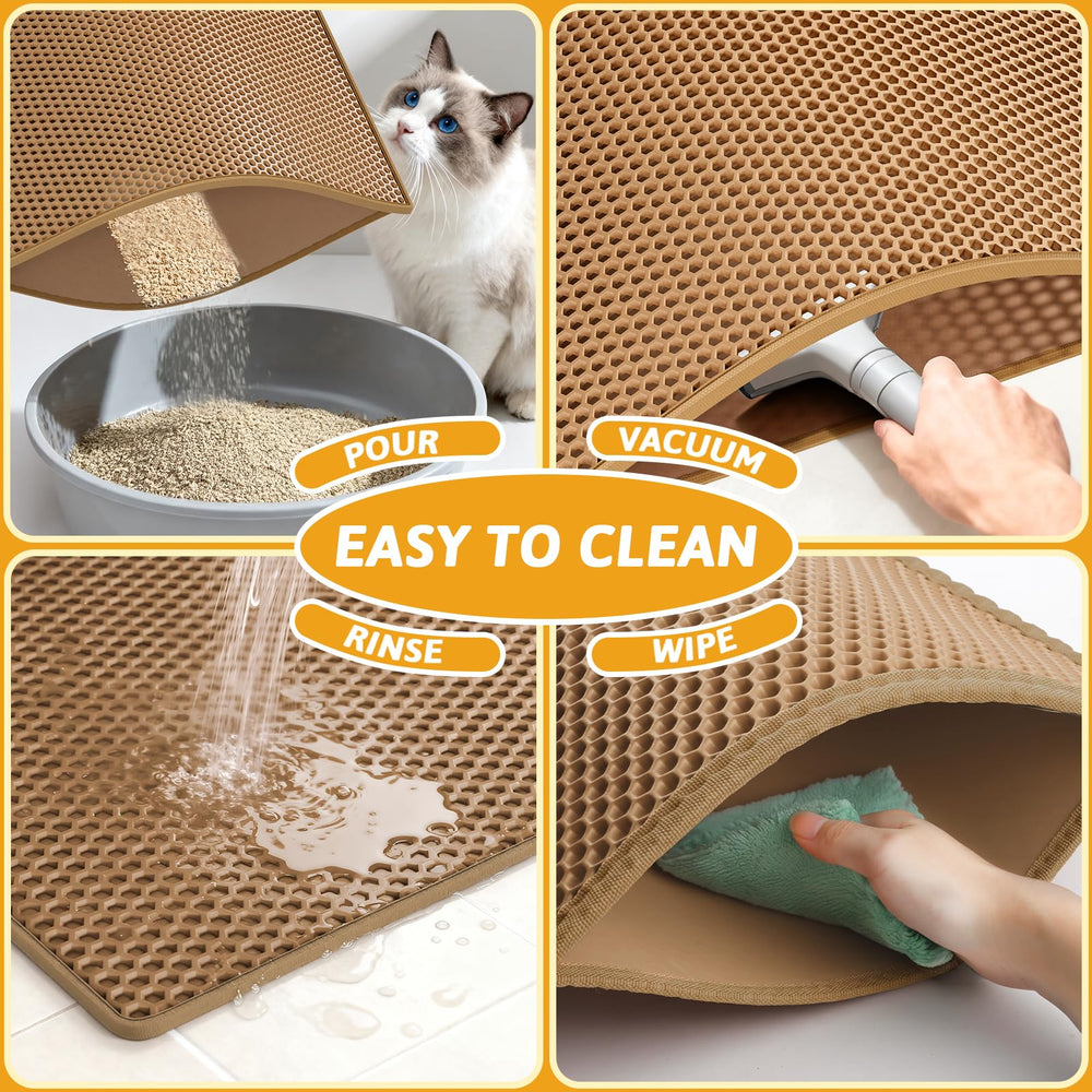 Pieviev mat measures 30 by 24 inches for versatile setup.