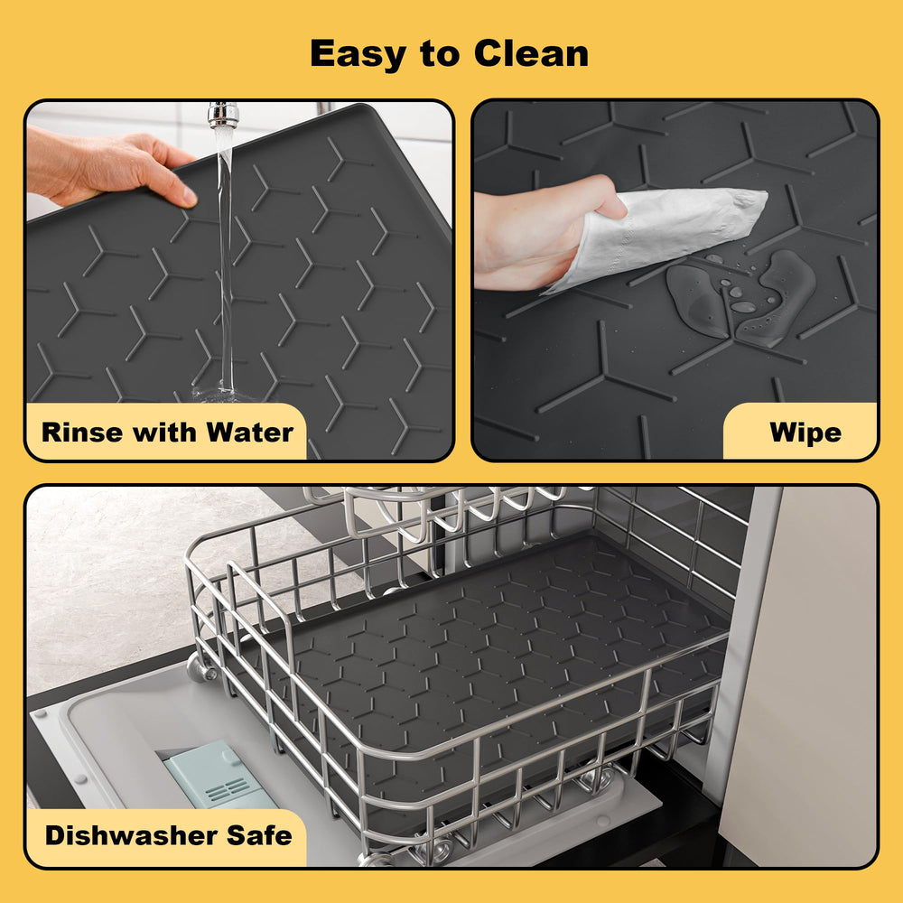 Pieviev dual-bowls fit onto the mat for multi-bowl setups.