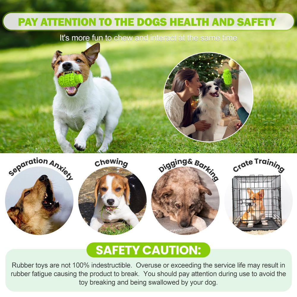 PIFFZEDO durable-design toy green suits medium dogs for long-lasting play