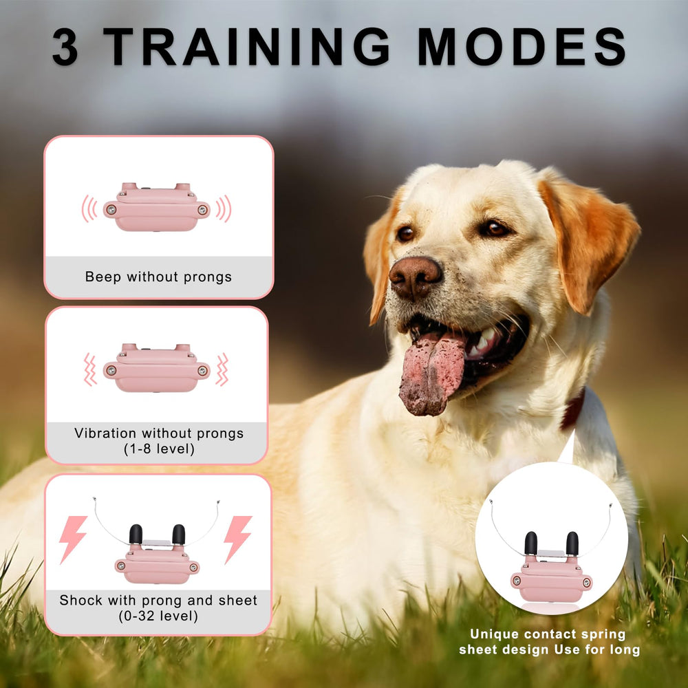 Pikabiu dual-collar set supports training two pets simultaneously.