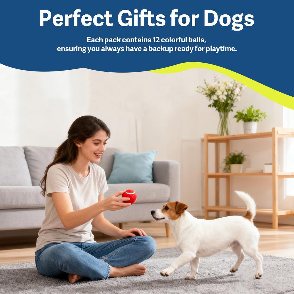 PIKASEN safe-material rubber and fabric-covered ball for pet safety