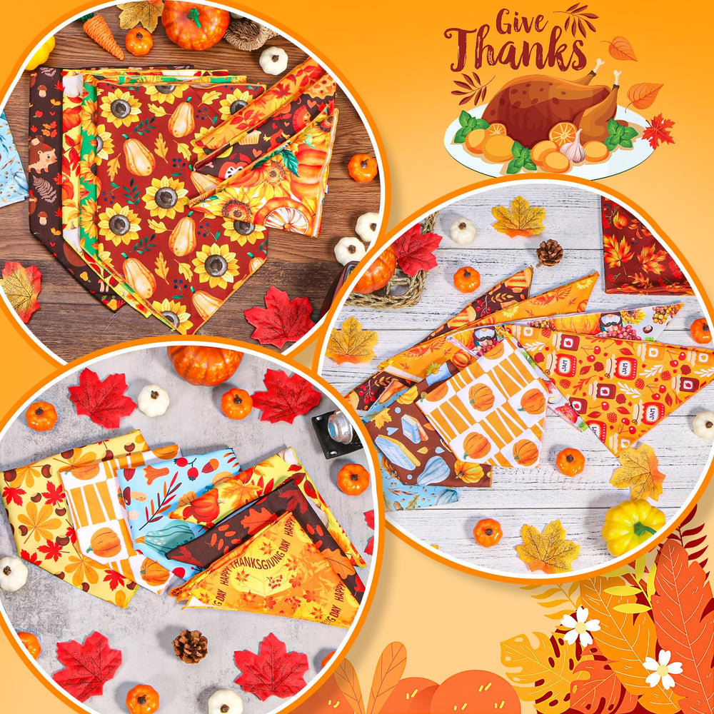 Piklodo yellow-orange-brown bandana for high-visibility fall outings.