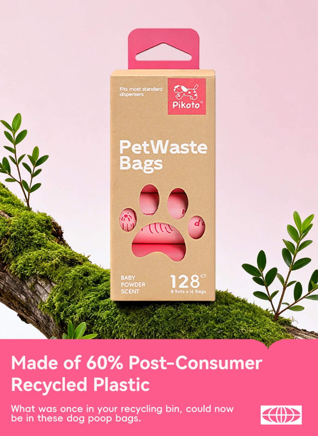 Pikoto 60 percent recycled plastic reduces environmental impact without sacrificing durability