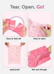 Pikoto pink 9x13 inch bags ready to fit standard dispensers