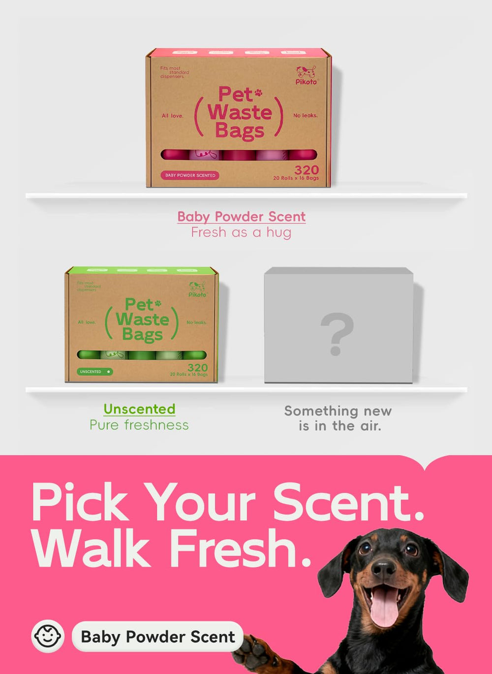 Pikoto 60% recycled plastic pink bags highlight eco-conscious daily use