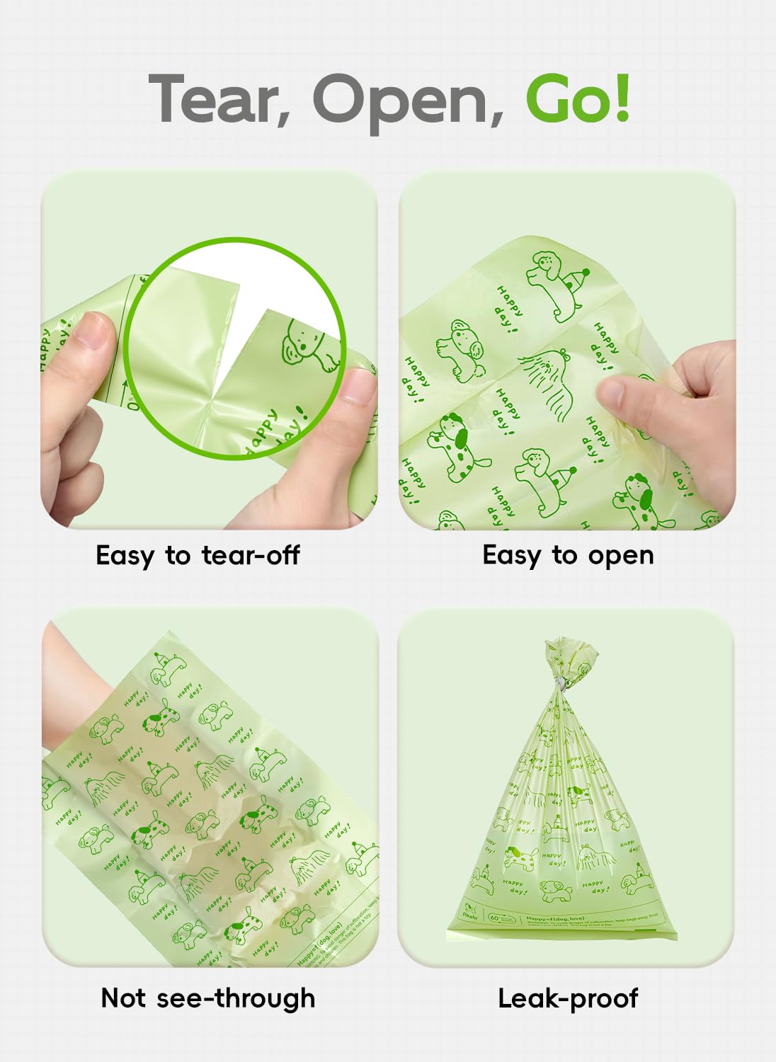 Pikoto 9x13 bags fit most dispensers.
