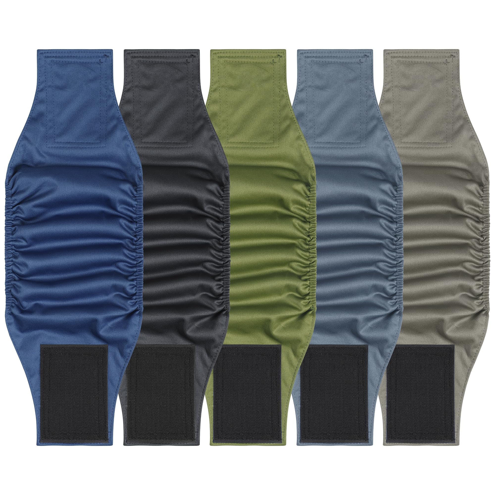 Pilviset 5-pack dog diapers blue XXL pack reduces indoor mess during training.