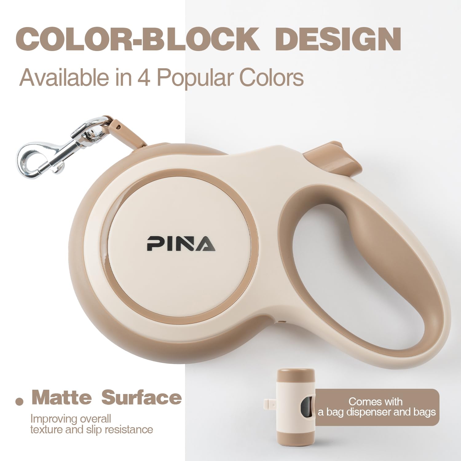 Pina lifetime support ensures help whenever you need it during dog walks.