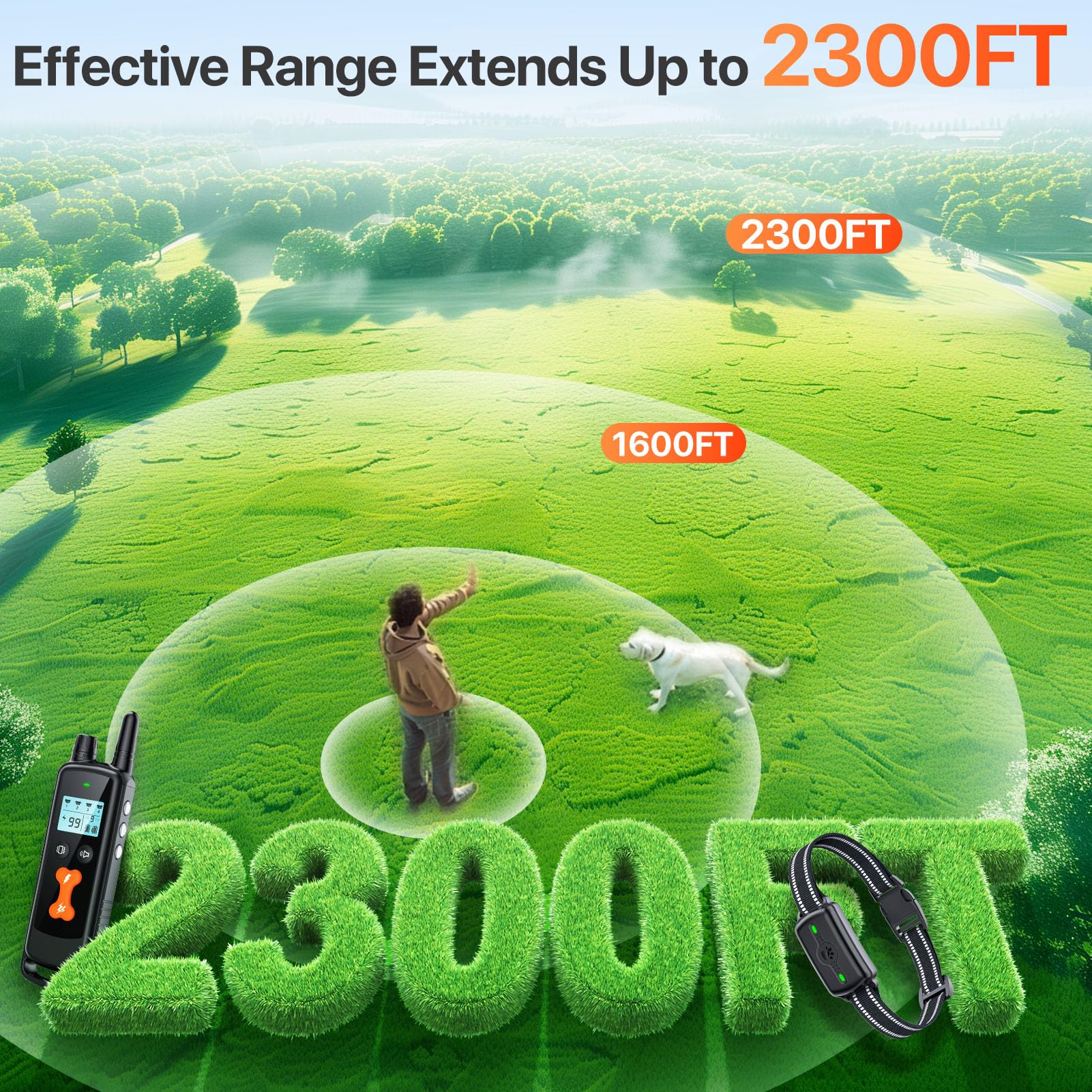 PINCOFIO dog training collar with 1–99 shock levels offers customizable corrections.