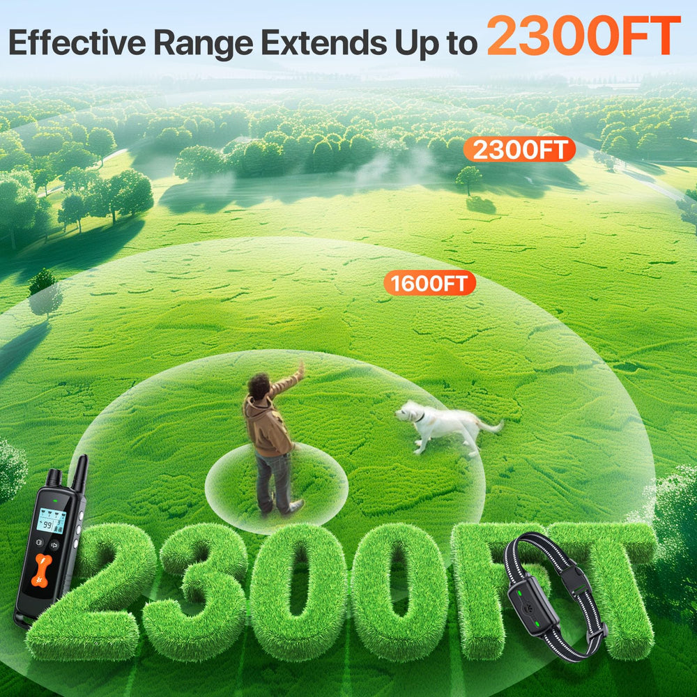 PINCOFIO dog training collar with 1–99 shock levels offers customizable corrections.