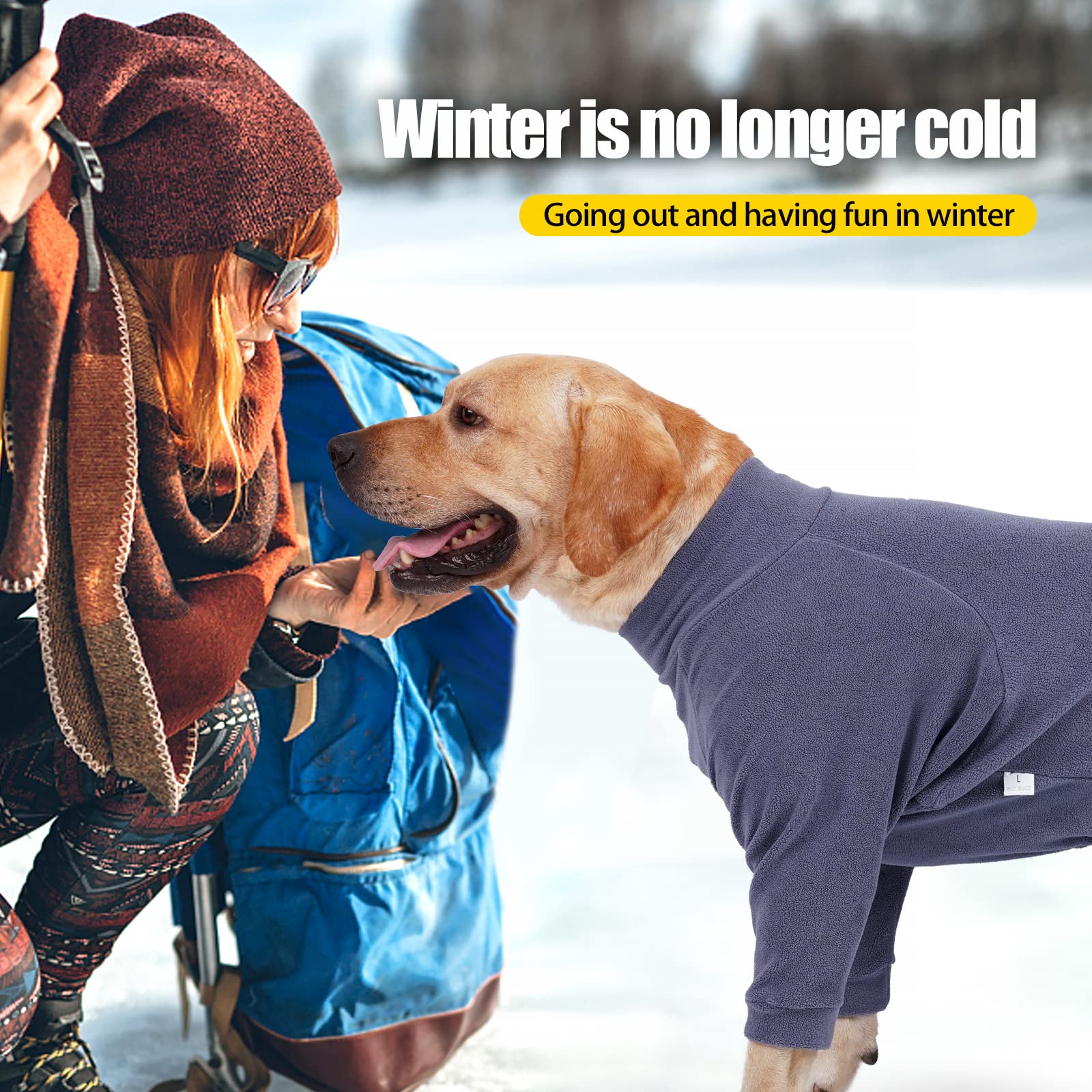 Pinellia dog coat is machine washable for easy cleanup after adventures.