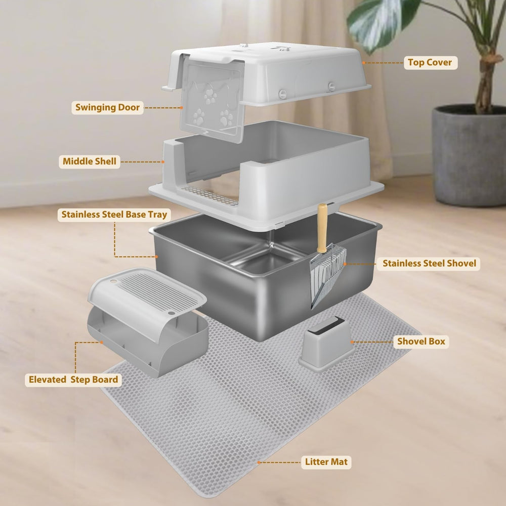 PINENEST XXXXL deodorizing compartment helps reduce smells with bamboo charcoal bags.