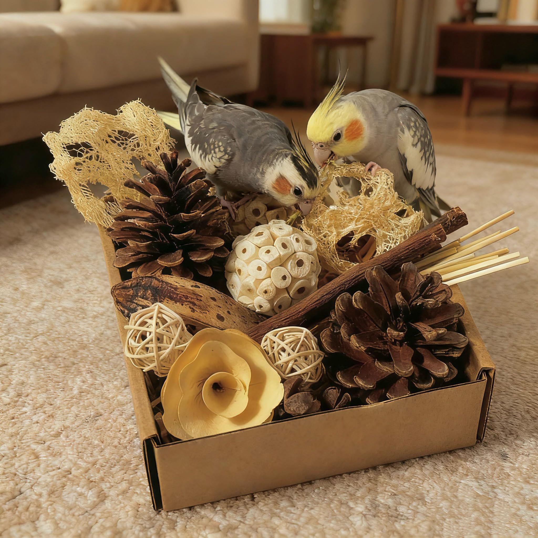 PINEPOP hand-sorted contents ensure unique, authentic playtime experience.