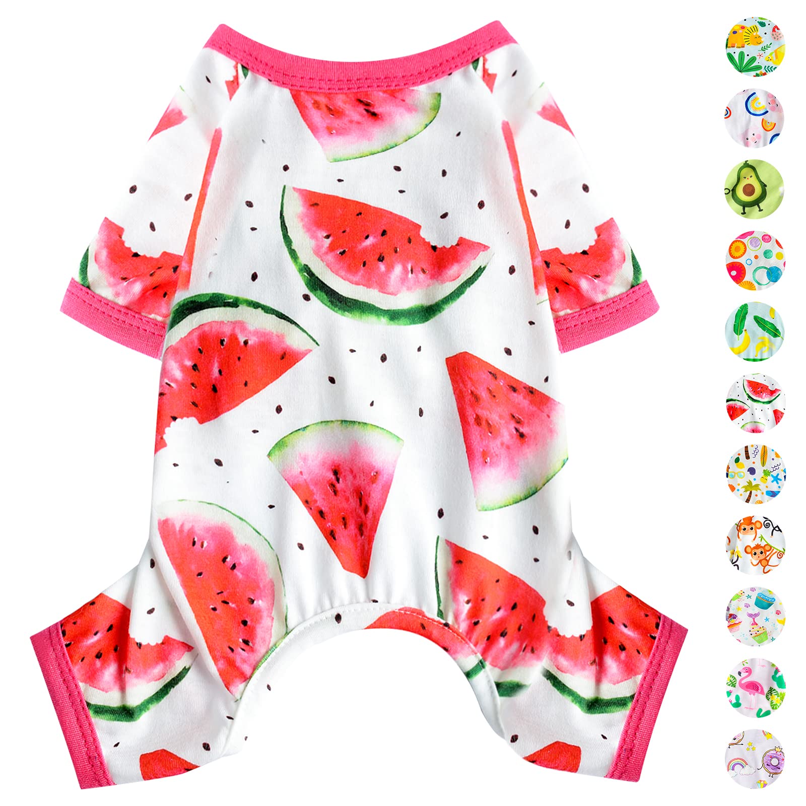 PinkBow dog pajamas in soft poly-cotton blend for all-day comfort