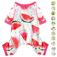 PinkBow dog pajamas in soft poly-cotton blend for all-day comfort