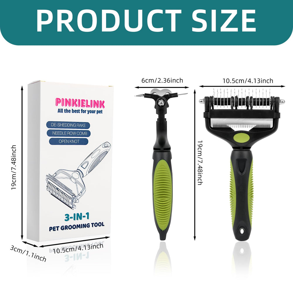 PINKIELINK 3-in-1 tool aids keeping fur tidy at home