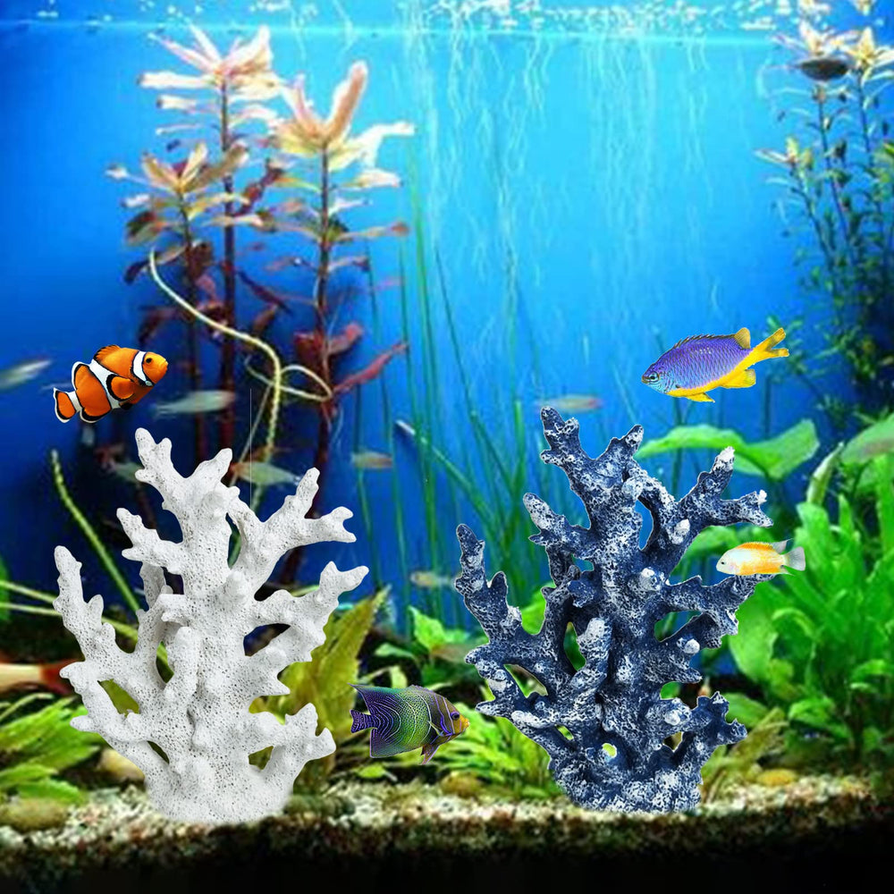 PINVNBY artificial coral ornament texture closeup highlights durable resin