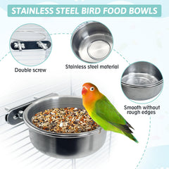PINVNBY feeder dish shows two clamps securing the bowl.