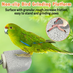 PINVNBY easy-install perch attaches to cages with wing nuts and bolts.