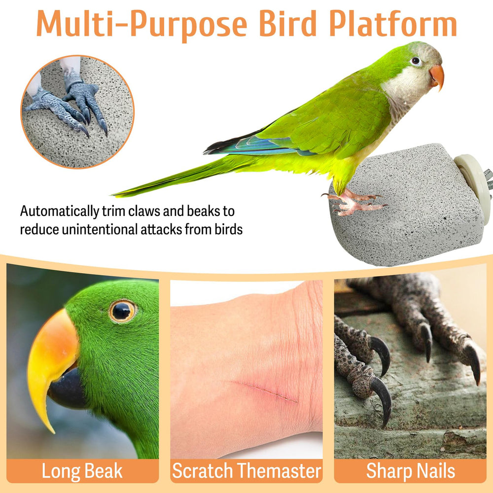 PINVNBY suitable for small to medium birds like cockatiels and conures.