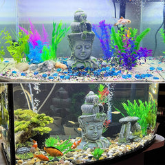 PINVNBY Buddha head cave hideout for small fish and shrimp