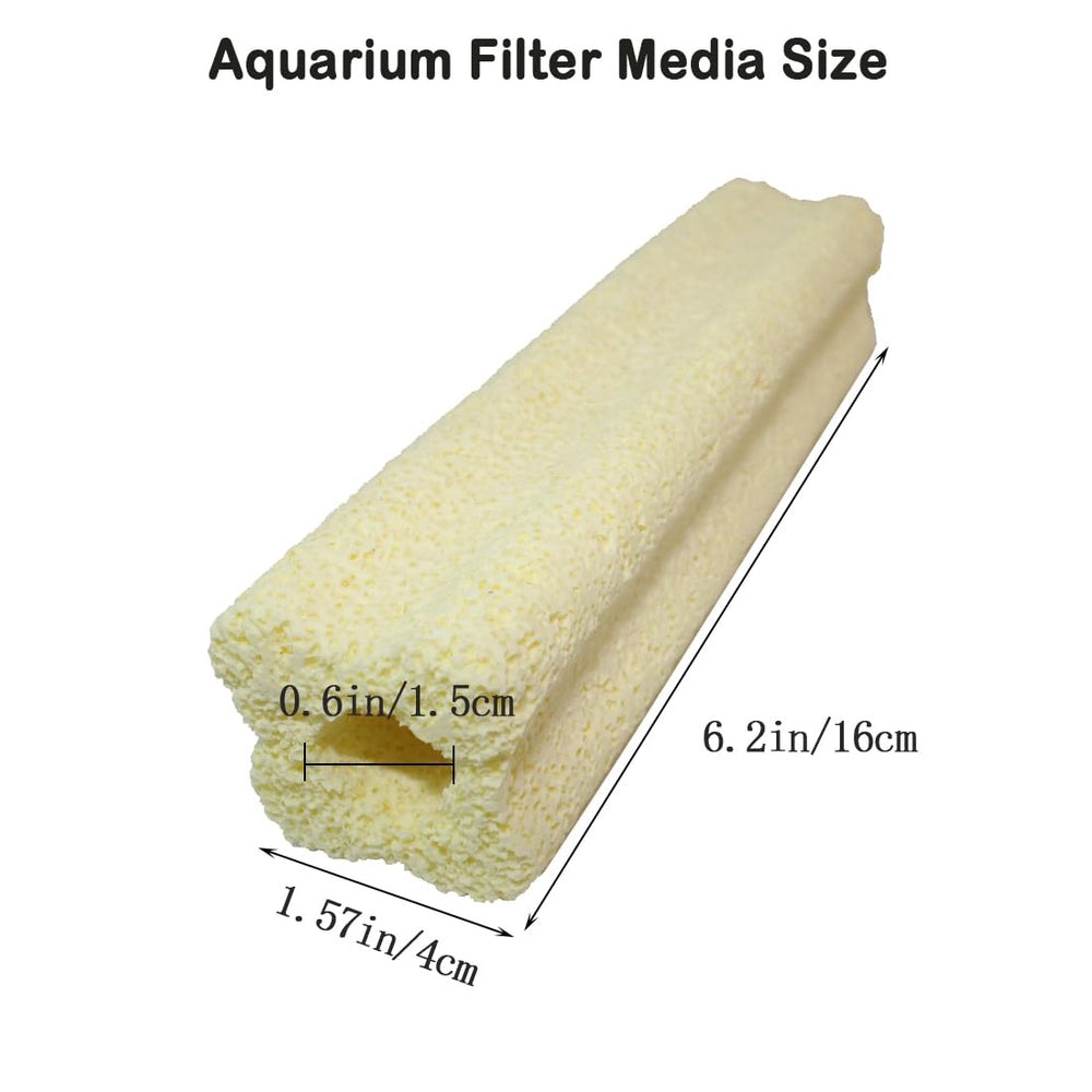 PINVNBY ceramic bio media block closeup emphasizing porous surface for strong biological filtration.