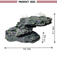 PINVNBY floating ledge aquarium provides sun exposure and enrichment for reptiles.
