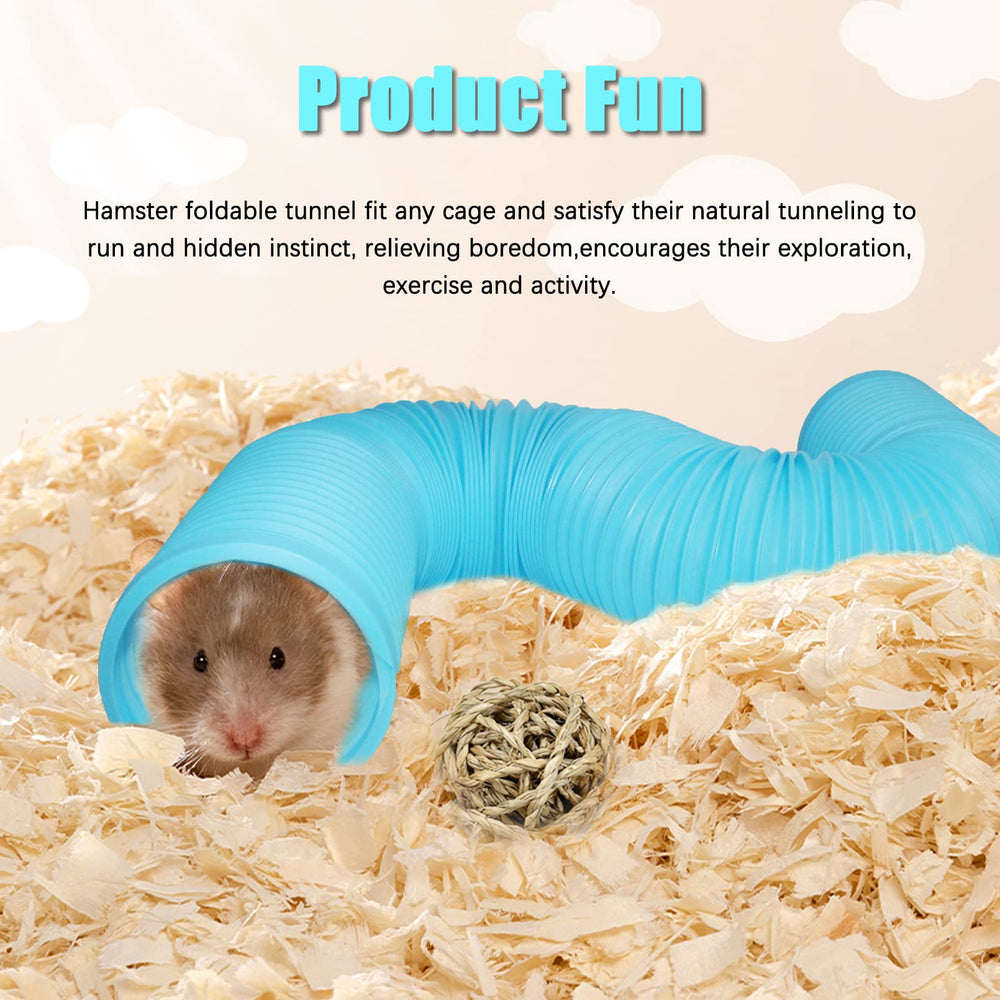 PINVNBY guinea pigs tubes interactive play enhances curiosity and exercise