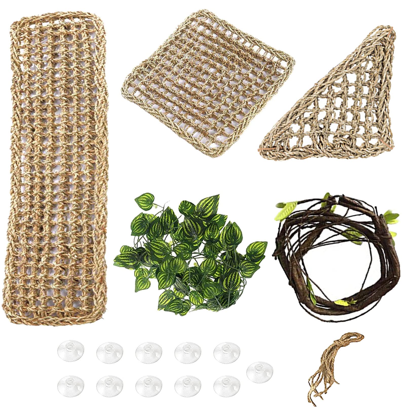 PINVNBY triangle hammock for bearded dragon provides a comfortable elevated lounge.