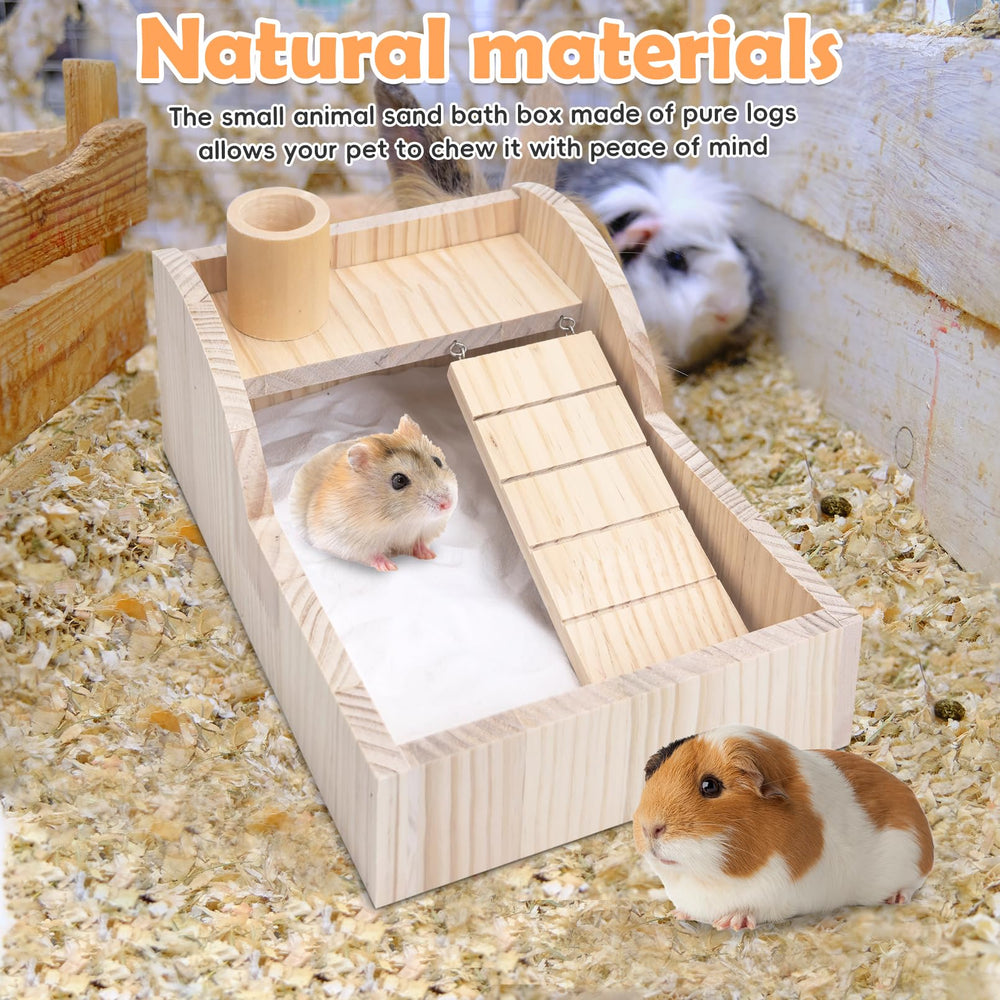 PINVNBY hamster-sand-bath-box-smooth-edges ensures safe contact with bedding areas